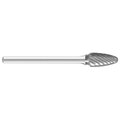 Fullerton Tool Carbide Burr Rotary Files Burrs, RH Spiral, 1/4 70111